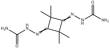 2,2,4,4-Tetramethyl-1,3-cyclobutanedione disemicarbazone 结构式