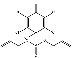 2,3,4,5,6-Pentachloro-4-[di(allyloxy)phosphinyl]-2,5-cyclohexadien-1-one|