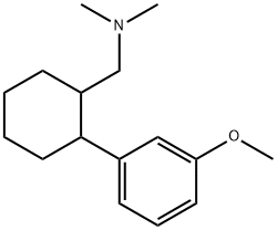 N,N-Dimethyl-2-(m-methoxyphenyl)cyclohexanemethanamine 结构式