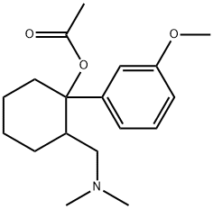 2-(Dimethylaminomethyl)-1-(m-methoxyphenyl)cyclohexanol acetate,73806-47-0,结构式