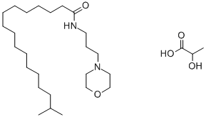 HEPTADECANAMIDE,16-METHYL-N-(3-MORPHOLINOPROPYL)-,LACTATE Structure