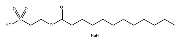 2-磺基月桂酸乙酯钠 结构式