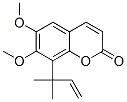 8-(1,1-Dimethyl-2-propenyl)-6,7-dimethoxy-2H-1-benzopyran-2-one|