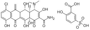 MECLOCYCLINE SULFOSALICYLATE SALT Structure