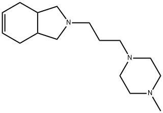 3a,4,7,7a-Tetrahydro-2-[3-(4-methyl-1-piperazinyl)propyl]isoindoline Structure