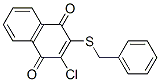 2-Benzylthio-3-chloro-1,4-naphthoquinone 结构式