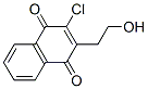 2-Chloro-3-(2-hydroxyethyl)-1,4-naphthoquinone Structure