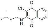 3-Chloro-2-isopentylamino-1,4-naphthoquinone Struktur