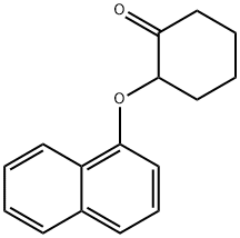 2-(1-Naphtyloxy)-1-cyclohexanone Structure