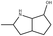 Octahydro-2-methylcyclopenta[b]pyrrol-6-ol 结构式