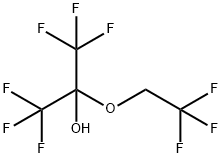 1,1,1,3,3,3-Hexafluoro-2-(2,2,2-trifluoroethoxy)-2-propanol Struktur