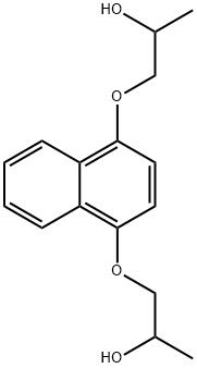 1,1'-(1,4-Naphthalenediylbisoxy)bis(2-propanol),73826-01-4,结构式