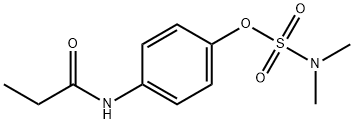 N-[p-[(Dimethylsulfamoyl)oxy]phenyl]propionamide Structure