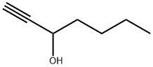 1-庚炔-3-醇,7383-19-9,结构式