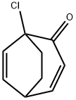 Bicyclo[3.2.2]nona-3,6-dien-2-one,  1-chloro- Structure