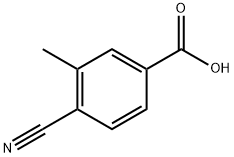4-cyano-3-methylbenzoic acid Structure