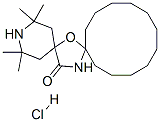 2,2,4,4-tetramethyl-7-oxa-3,20-diazadispiro[5.1.11.2]henicosan-21-one hydrochloride Struktur