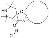 2,2,4,4-tetramethyl-7-oxa-3,20-diazadispiro[5.1.11.2]henicosan-21-one hydrochloride Structure