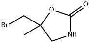 2-Oxazolidinone,5-(bromomethyl)-5-methyl-(9CI) 结构式