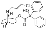 [1R,5S,(+)]-8-[(E)-3-Chloro-2-propenyl]-8-azabicyclo[3.2.1]octane-2α-ol diphenylhydroxyacetate,73837-05-5,结构式