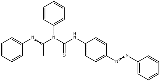 1-페닐-3-[p-(페닐아조)페닐]-1-[1-(페닐이미노)에틸]우레아