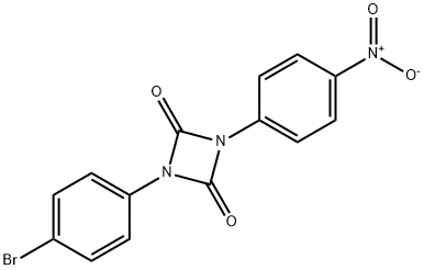 1-(p-브로모페닐)-3-(p-니트로페닐)-2,4-우레티딘디온