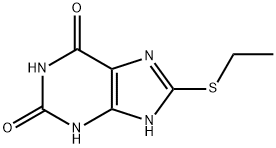 8-Ethylthio-3,7-dihydro-1H-purine-2,6-dione|