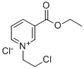 Pyridinium, 1-(2-chloroethyl)-3-ethoxycarbonyl-, chloride,73840-41-2,结构式