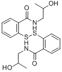 2,2'-dithiobis(N-2-hydroxypropylbenzamide) 结构式