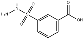 3-(hydrazinosulphonyl)benzoic acid 结构式