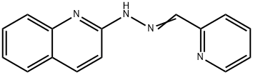 PYRIDINE-2-CARBOXALDEHYDE 2-QUINOLYLHYDRAZONE Struktur