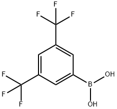 3,5-双(三氟甲基)苯硼酸, 73852-19-4, 结构式