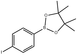 4-(4,4,5,5-テトラメチル-1,3,2-ジオキサボロラン-2-イル)ヨードベンゼン 化学構造式