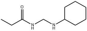 Propanamide,  N-[(cyclohexylamino)methyl]-,738525-98-9,结构式