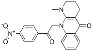 2,3,4,10-Tetrahydro-1-methyl-10-(p-nitrophenacyl)benzo[b][1,8]naphthyridin-5-one Structure