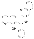 7-(3-Quinolylaminobenzyl)-8-quinolinol 结构式