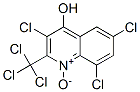 3,6,8-Trichloro-2-(trichloromethyl)-4-quinolinol 1-oxide Structure