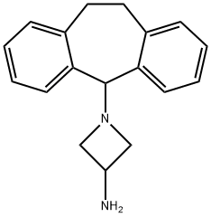 1-[10,11-Dihydro-5H-dibenzo[a,d]cyclohepten-5-yl]-3-azetidinamine,73855-81-9,结构式