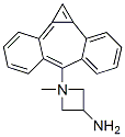 1-[Dibenzo[a,e]cyclopropa[c]cyclohepten-6-yl]-N-methyl-3-azetidinamine 结构式