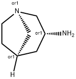 1-Azabicyclo[3.2.1]octan-3-amine,(3-exo)-(9CI) 结构式