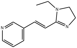 Pyridine, 3-[(1E)-2-(1-ethyl-4,5-dihydro-1H-imidazol-2-yl)ethenyl]- (9CI)|