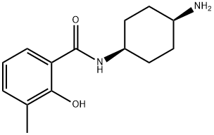 Benzamide, N-(cis-4-aminocyclohexyl)-2-hydroxy-3-methyl- (9CI) 结构式