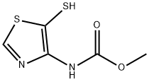Carbamic  acid,  (5-mercapto-4-thiazolyl)-,  methyl  ester  (9CI) Structure