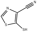 4-Thiazolecarbonitrile,  5-mercapto- 化学構造式