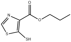 4-Thiazolecarboxylicacid,5-mercapto-,propylester(9CI)|