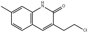 3-(2-Chloroethyl)-7-methyl-2(1H)-quinolinone 结构式