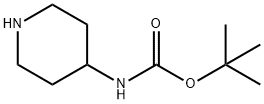 4-叔丁氧羰基氨基哌啶, 73874-95-0, 结构式