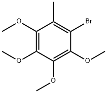 2-Methyl-3,4,5,6-tetramethoxybromobenzene 化学構造式