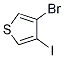 3-溴-4-碘噻吩 结构式