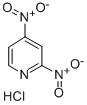 2,4-DINITROPYRIDINE MONOHYDROCHLORIDE 化学構造式